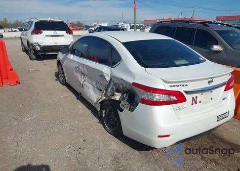 2013 Nissan Sentra Fe+ Sv from USA, damaged, VIN 3N1AB7AP4DL691158